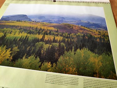 Oktober - Schutzgebiet oder Holznutzung, Kalender 1996/2024